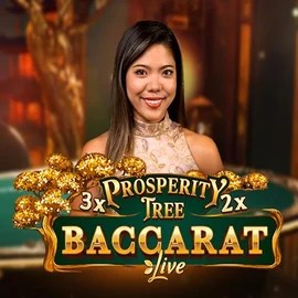 Prosperity Tree Baccarat online game logo by Evolution on lanistaa.ca