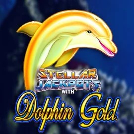 Dolphin Gold with Stellar Jackpots logo by Lightning Box Game Lanista Casino