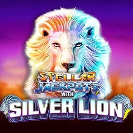 Stellar Jackpots with Silver Lion logo by Lightning Box Game at Lanista Casino